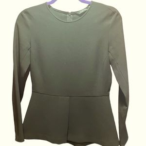 Black Zara peblum top, medium.